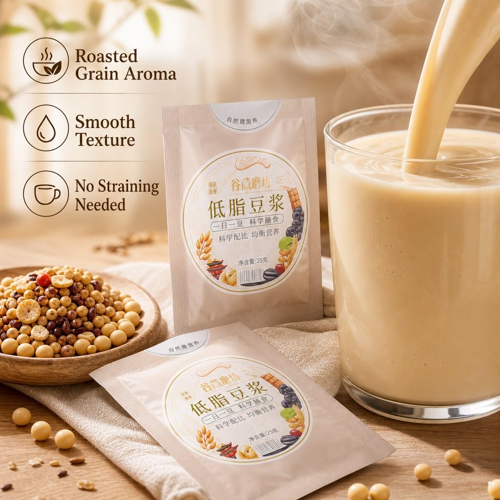 70g*30 Paquetes De Mezcla Leche Soja Multigrano, Sabores Variados, Desayuno Instantáneo For Licuadora, Polvo Grano Rico En Nutrientes