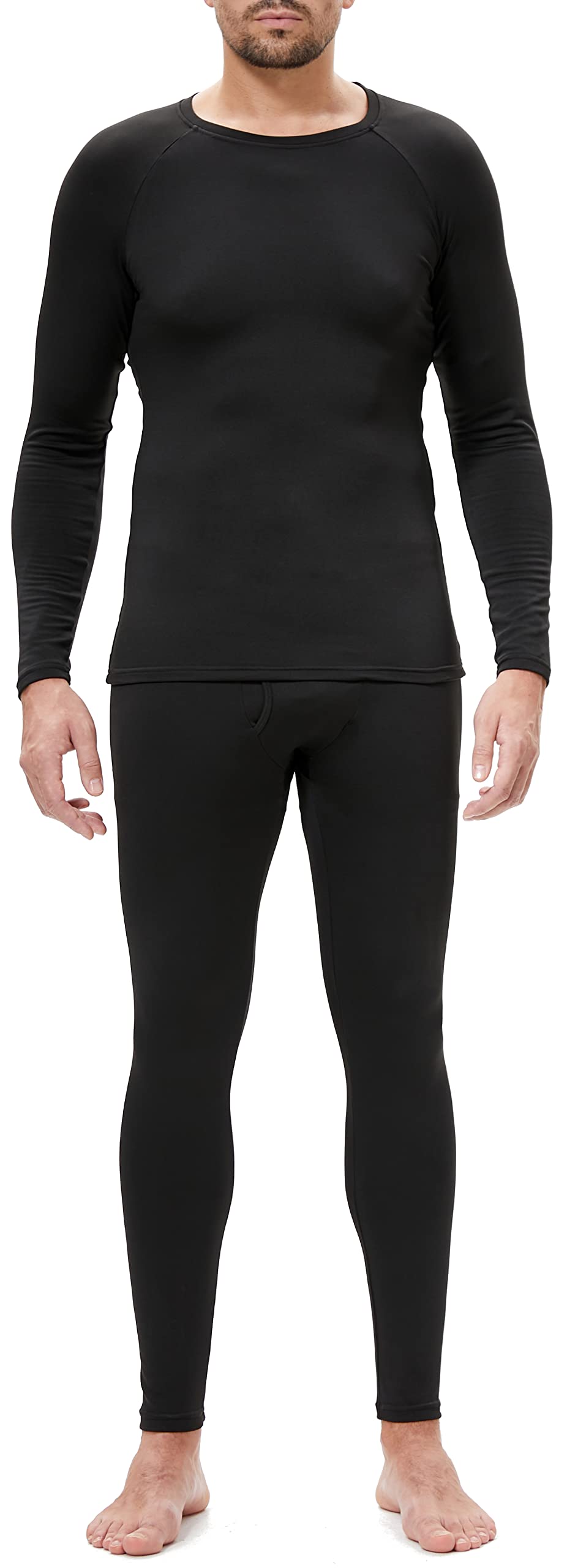 BenBoy Biancheria Intima Termica Uomo Set di Biancheria Funzionale Intima Traspirante Base Layer Invernale Termiche Abbigliamento Termico Intimo per Sci Ciclismo Corsa