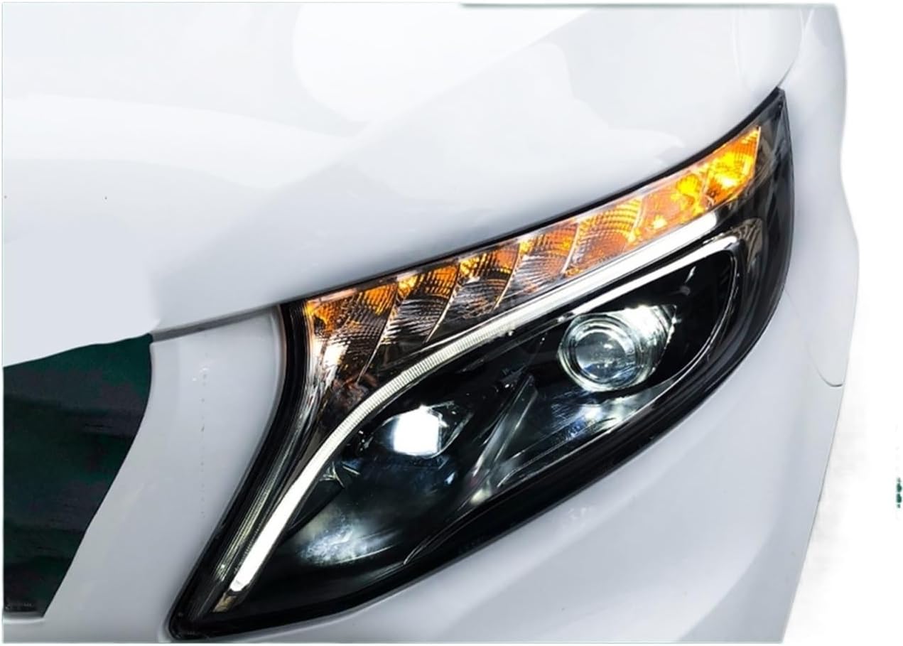 Headlights Compatible With Benz VITO 2013-2019 DRL Daytime Running Lights Head Lamp LED Bi Xenon Bulb Fog Lights Tuning Car Accessories