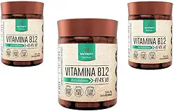 KIT 3X VITAMINA B12 METILCOBALAMINA 60 CAPS NUTRIFY