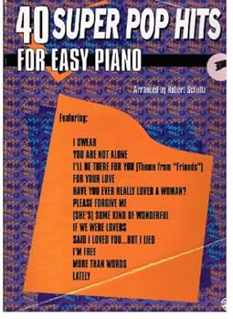 Paperback 40 Super Pop Hits for Easy Piano (40 Series) Book