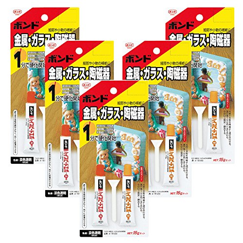 Amazon | コニシ ボンド ハイスピードエポ 15gセット 5セット入り