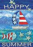 Lang Companies, Happy Summer Outdoor Flag-Large - 28 x 40 by Wendy Bentley