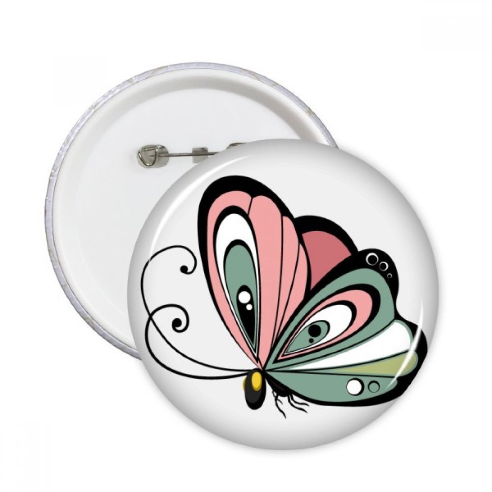 Badge papillon multicolore XL pour personnaliser des vêtements en denim - 3