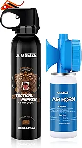 Pepper Spray Maximum Strength 20 Feet Outdoor Camping & Hiking Protection for Women & Men