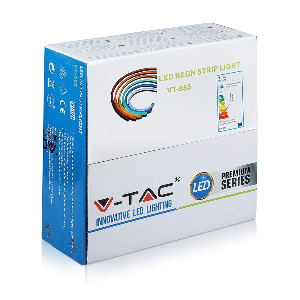 LED Neon Flex 24 V blanco frío 6000 K 160° IP65 - Bobina 10 m