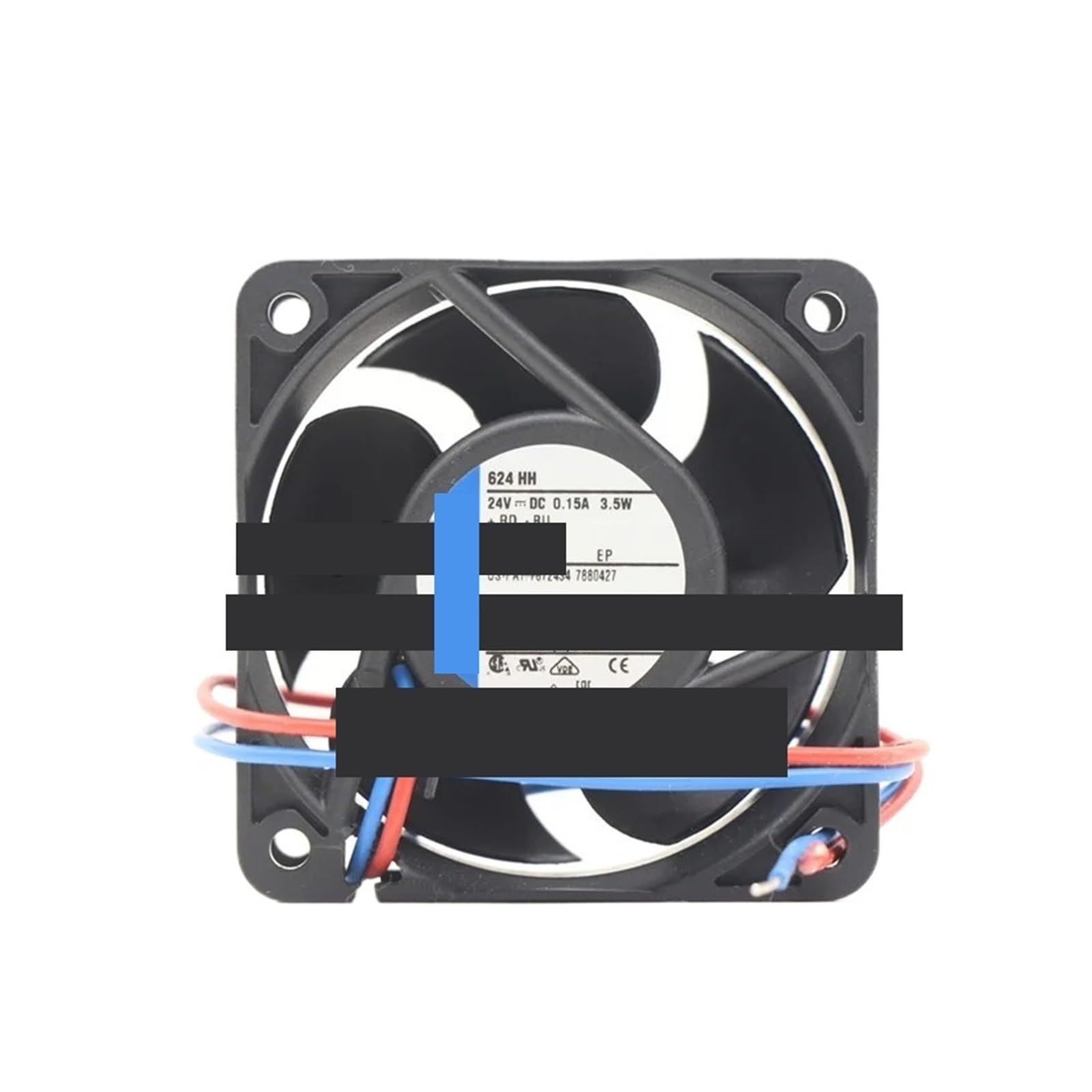 BRODEFUP 624HH 24V DC 3.5W 8200RPM 60 * 60 * 25mm Ball Bearing Inverter Cabinet Axial Cooling Fan