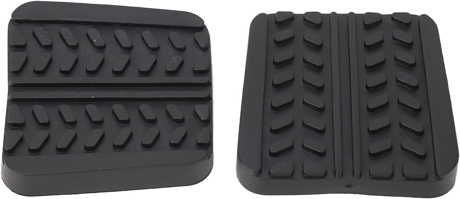 Brake Clutch Pedal Pad, Non-Slip Rubber Replacement Pedal Covers with Enhanced Grip for Mazda 323 626 929 B2000 B2600 MPV MX3 MX6 Protege RX7