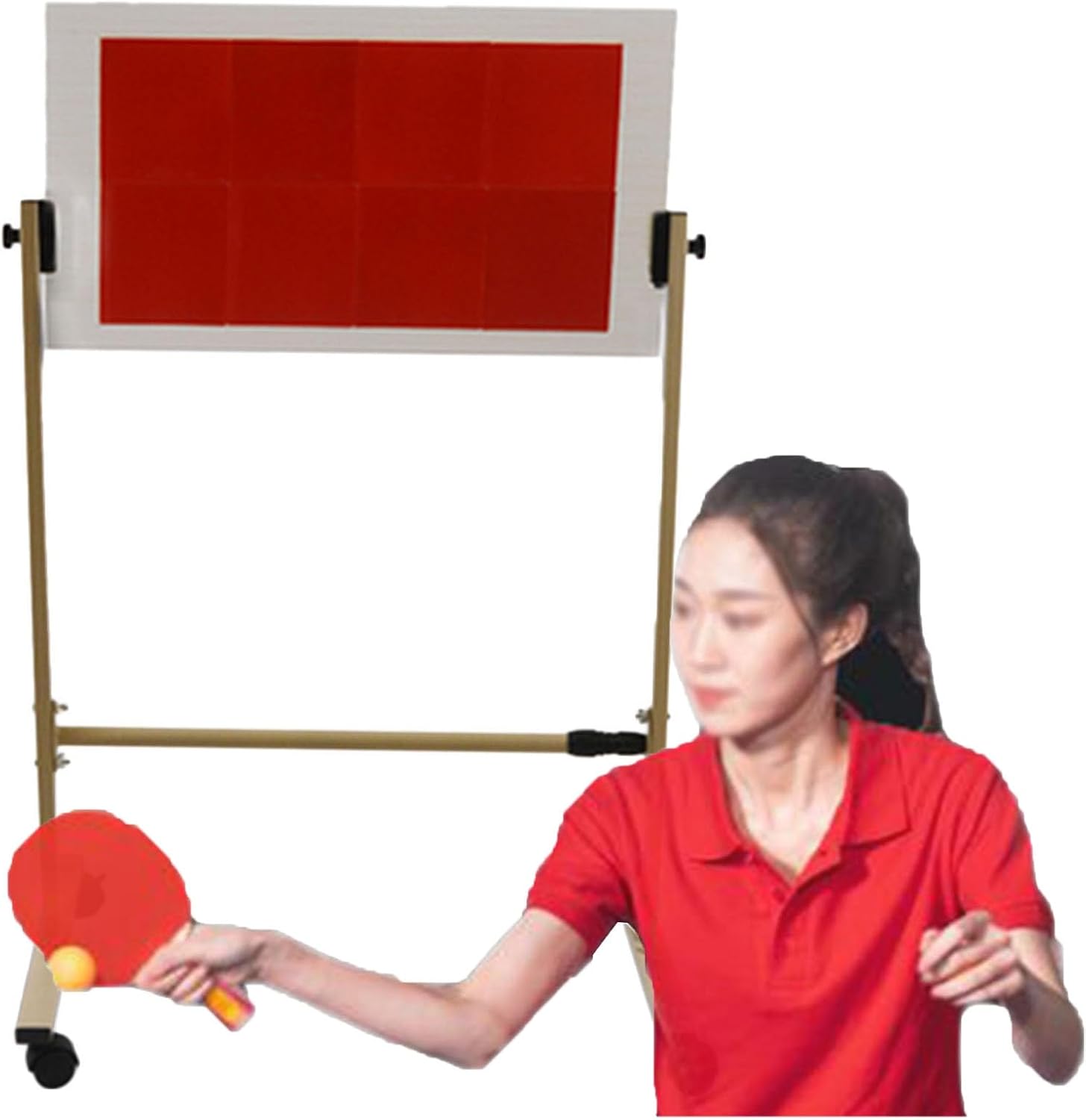 XLTFUC Table Tennis Return Board,Table Tennis Rebound Board,Professional Rebound Board Trainer,Adjustable Angle,Suitable for Home Gyms and Schools