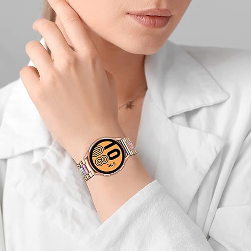 Miniatura 2 de ORIbox Correas de reloj de 0.787 in compatibles con correas de reloj, Samsung Galaxy Watch 4, Watch Active 2, Watch 4, Watch 3 1.614 in, pulsera de