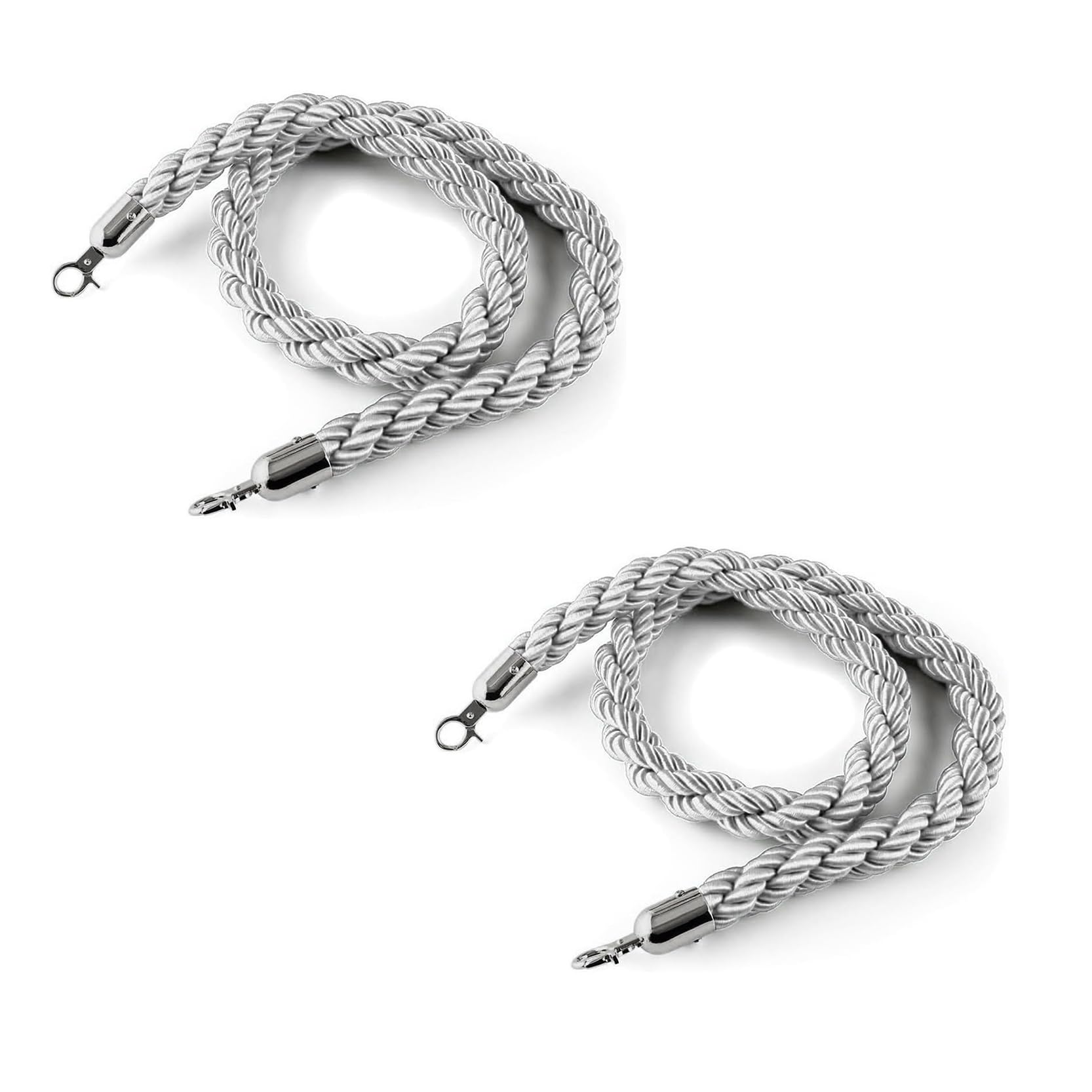 Corde de barrière torsadée 1,5m pour séparateur de files d'attente et contrôle des foules