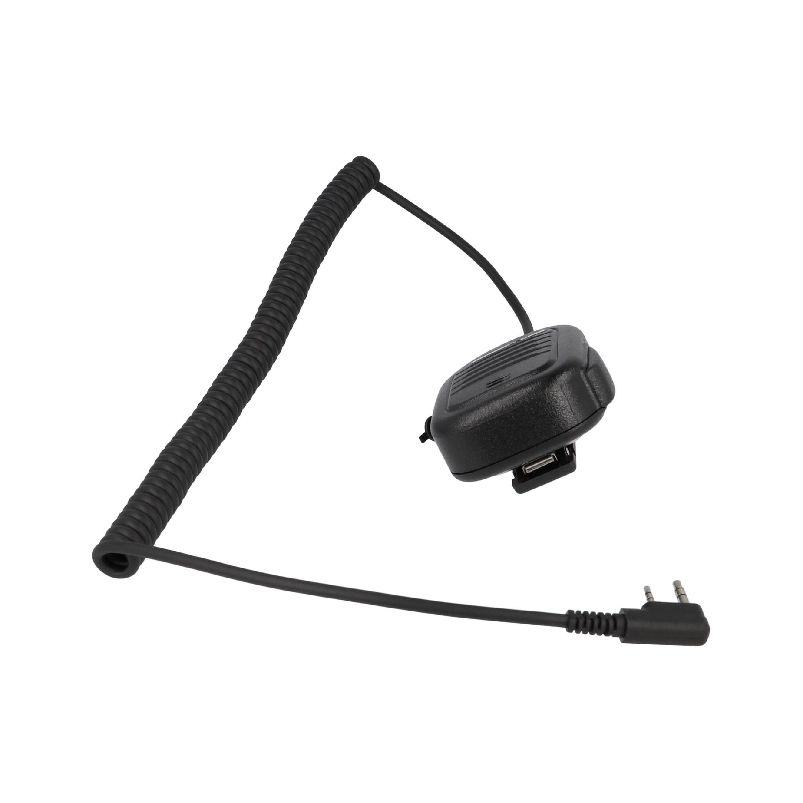 vhbw Microphone Haut-Parleur Compatible avec Kenwood TK-3230XLS Radio