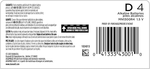 Miniatura 2 de Pilas alcalinas Duracell CopperTop, MN1300B4, D, Negro, 4, 1