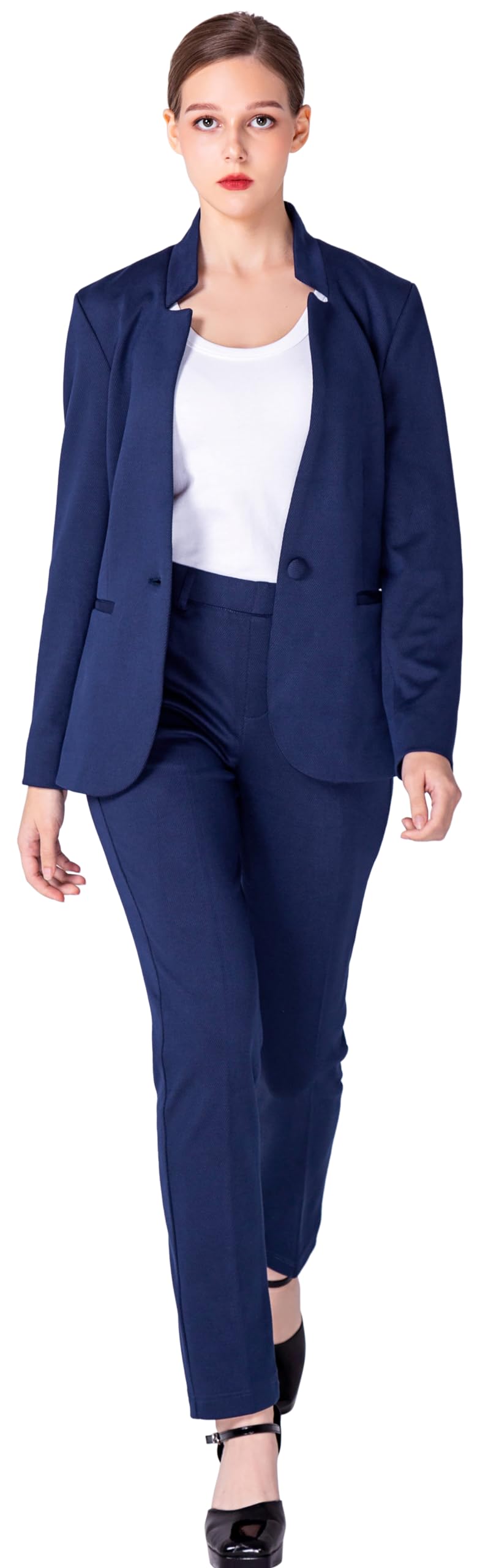 Hosenanzüge Für Damen Elegant Zweiteilig, Hosenanzug 2-teilig Anzüge Für Damen