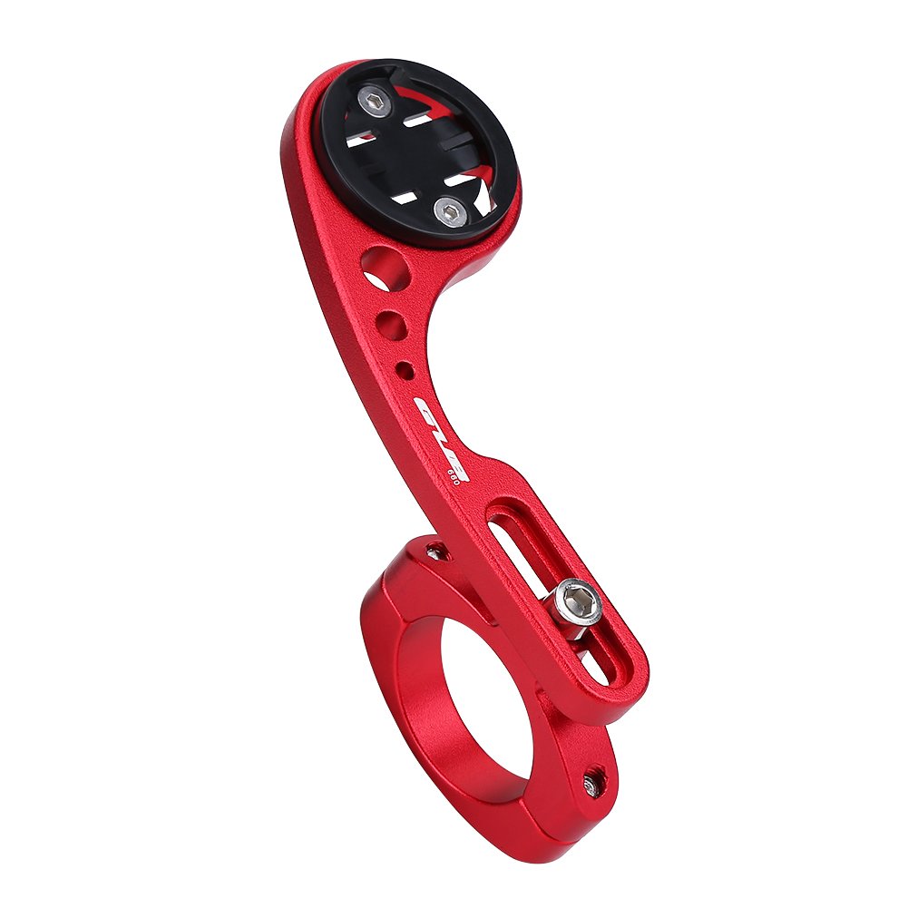 equlup 11.1cm / 4.37inch Bike Odometer Extender with Fittings, Bike Odometer Mounts Camera Adapter Flashlight Adapter with Sticker