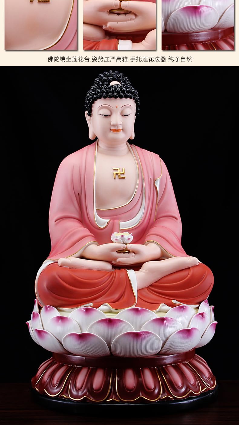 Amazon.co.jp: 座蓮、釈迦牟尼仏の美徳変身、白磁画、仏礼拝 