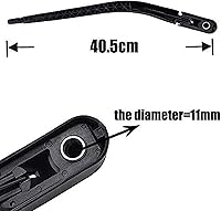 Vista 3 de Limpiaparabrisas trasero y brazo de limpiaparabrisas para Opel Zafira A 1998-2005 limpiaparabrisas trasero