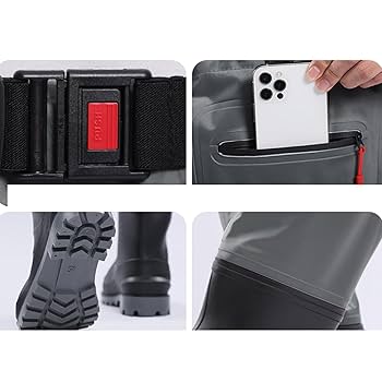 胴長2つ ハルジジ Amazon | ラジアルソール 全身防水 ウェーダー