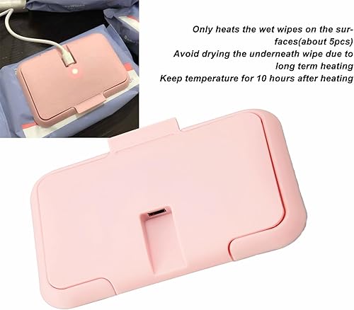 Miniatura 7 de Calentador de toallitas para bebés, Dispensador de toallitas húmedas para recién nacidos, Calentador de toallitas para bebés de temperatura