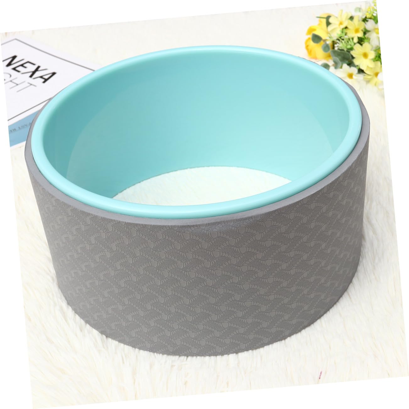 Alipis Ruota Yoga Abs 10mm Blu Set di Bande di Resistenza per Pilates e Fitness, Supporto per Modellare la Vita e Facile da Conservare Durante Esercizi a Terra