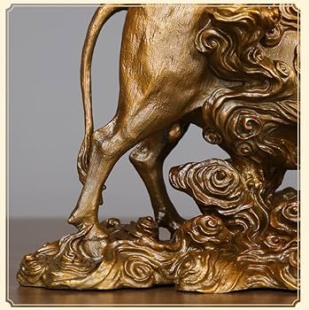 Amazon.co.jp: MOZART 空虚なチベット菩薩阿弥陀如来で雄牛に乗る真鍮