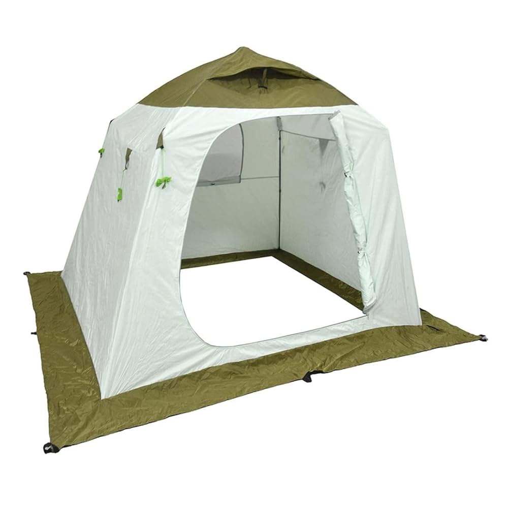 DOD ワンタッチフィッシングテント（ワカサギ) 新製品】DODがシェルターにもなる、ワカサギ釣り用ワンタッチ