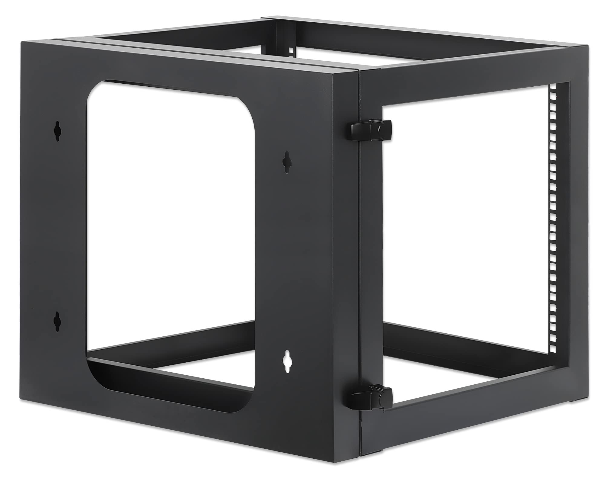 INTELLINET 716048 Armadio a Muro 19" Open Frame 4 Montanti 9U Nero