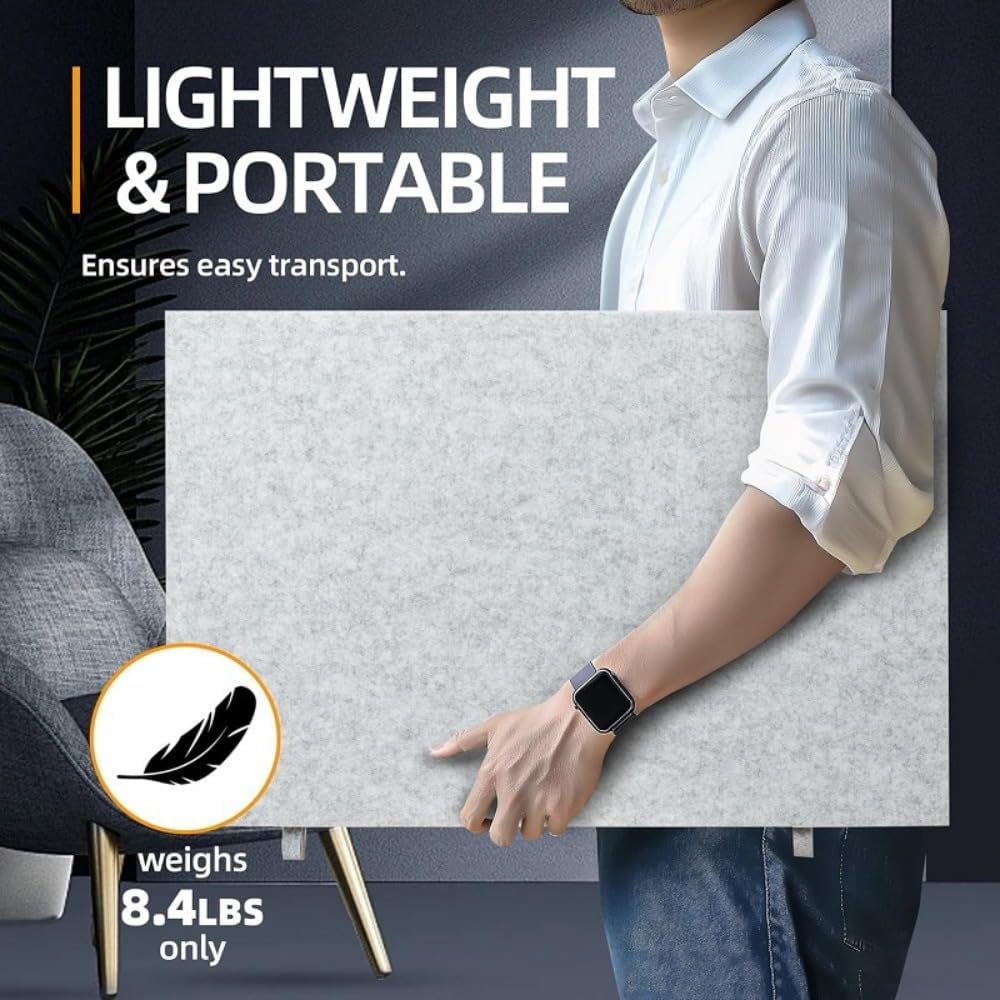 折りたたみ式フェルトパズルボード、ポータブルストレージ、2000ピース、分類引き出しタイプ (グレー)