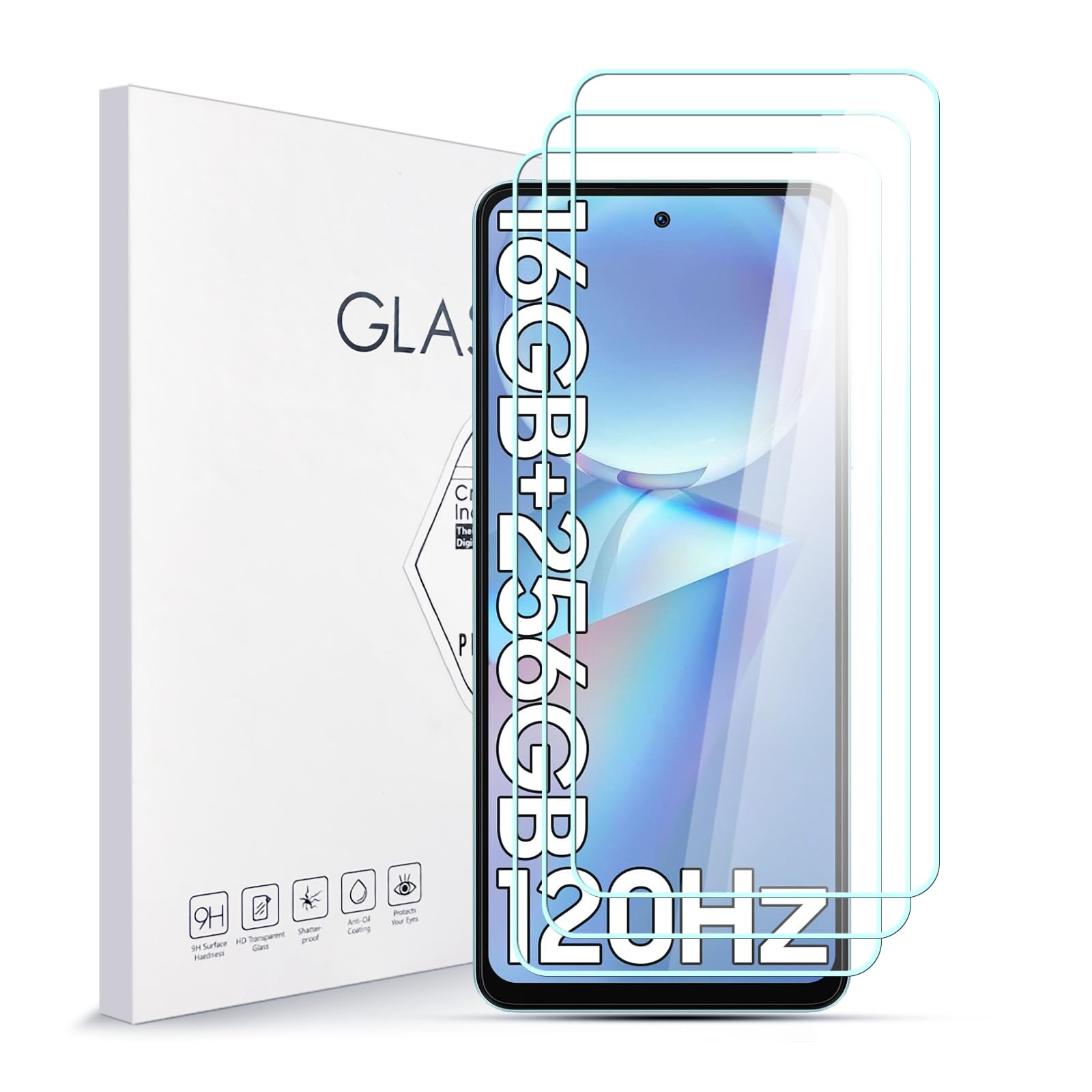 Protector De Pantalla Para Blackview Mega 3 (12.1”) – Cristal Templado 9H, Antihuellas, Ultra HD – 2 Unidades