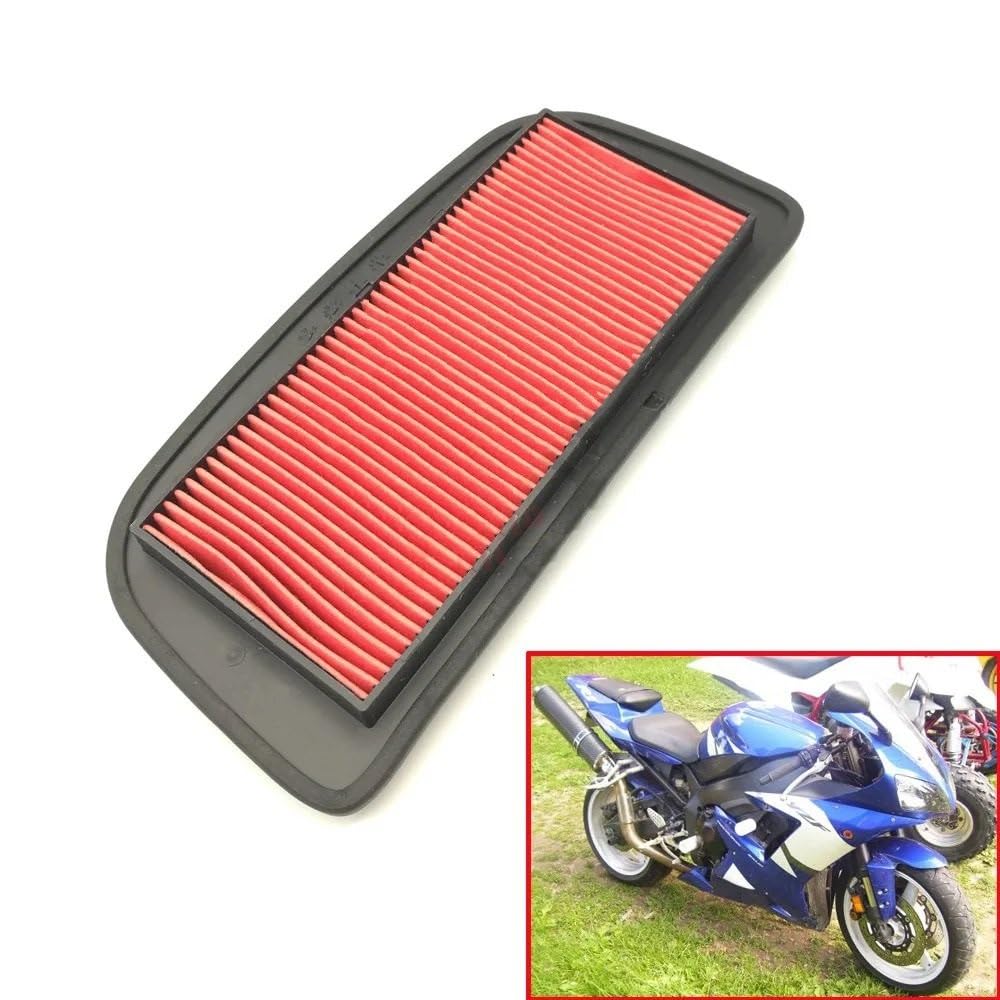 filtr wlotu powietrza motocykl Sport Superbike gaza bawełniana filtr powietrza wlotowy System czyszczenia pasuje do Yamaha R1 kompatybilny z YZF-R1 2002 2003