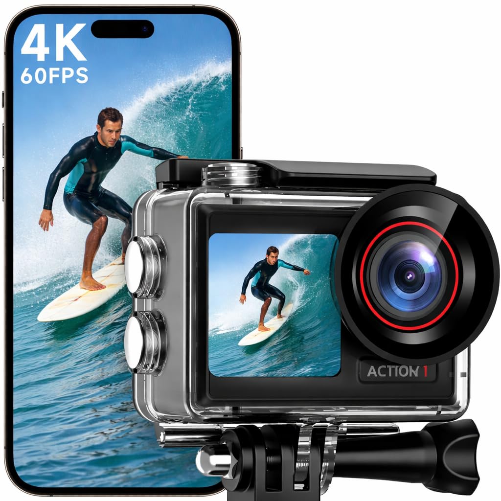 syndesmos Action Cam 30MP HD Unterwasserkamera