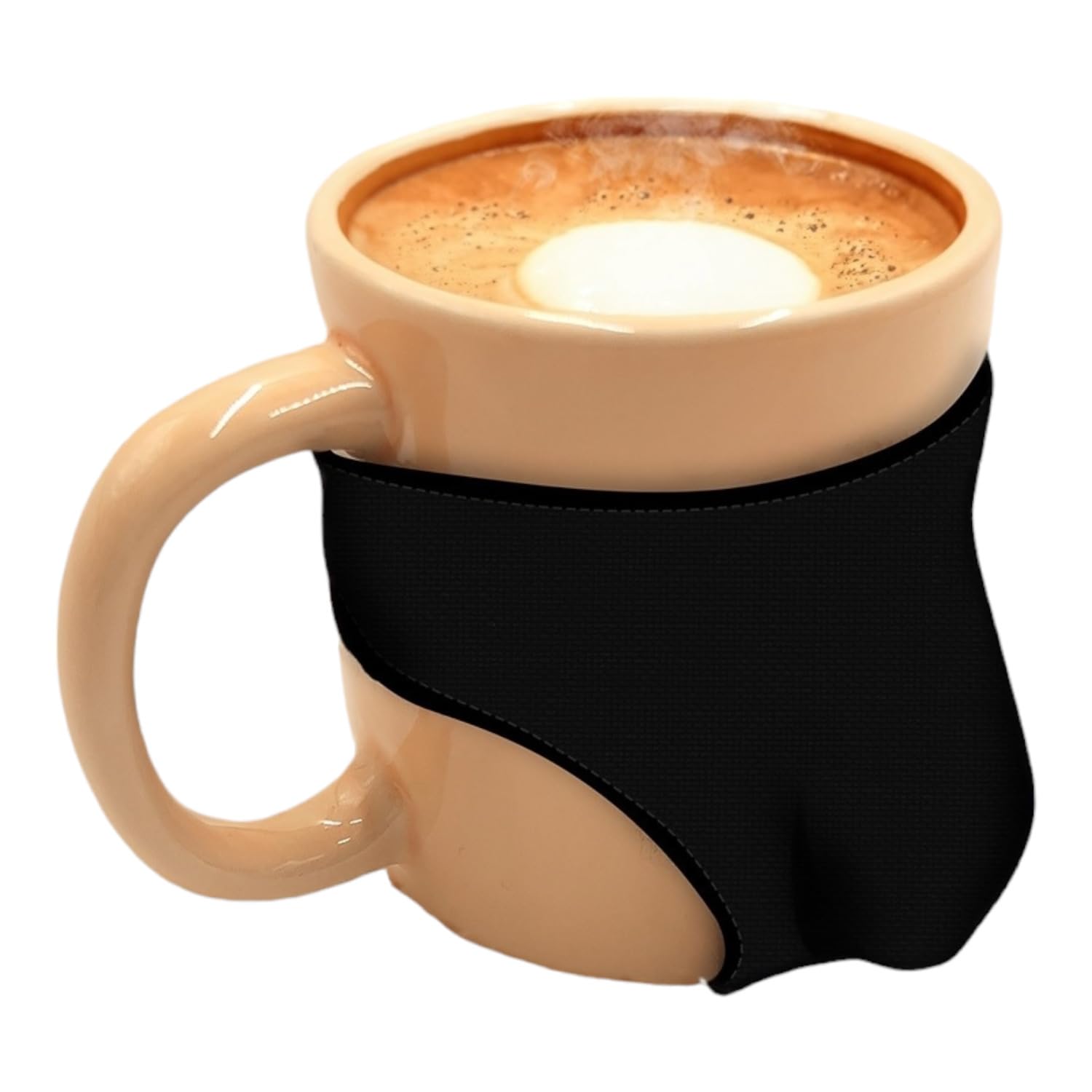 Mad Monkey Willy Mug with Pull-On Underpants - Joke Cup with Motif