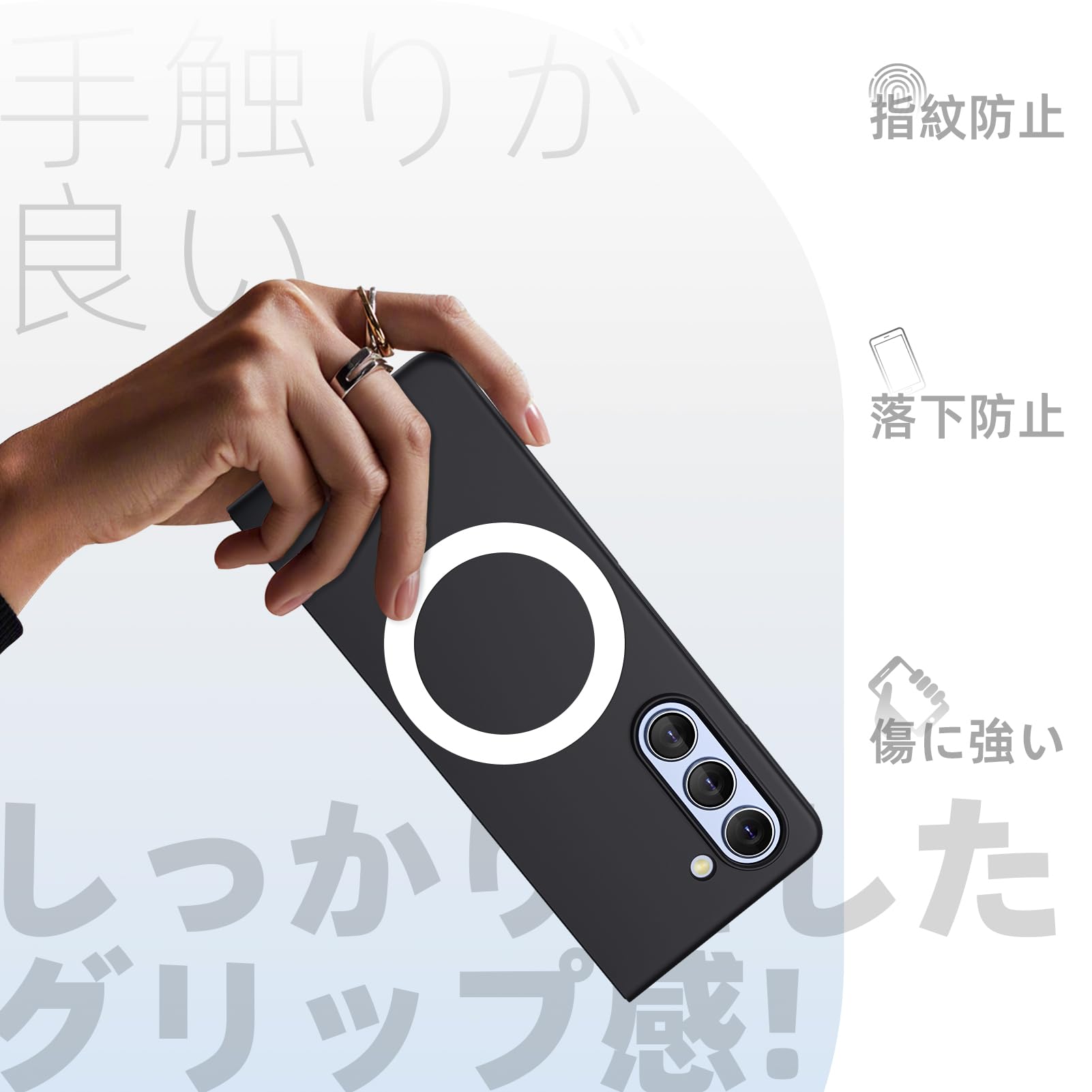 Amazon.co.jp: 対応 Galaxy Z Flip4 ケース MagSafe付き マグネット