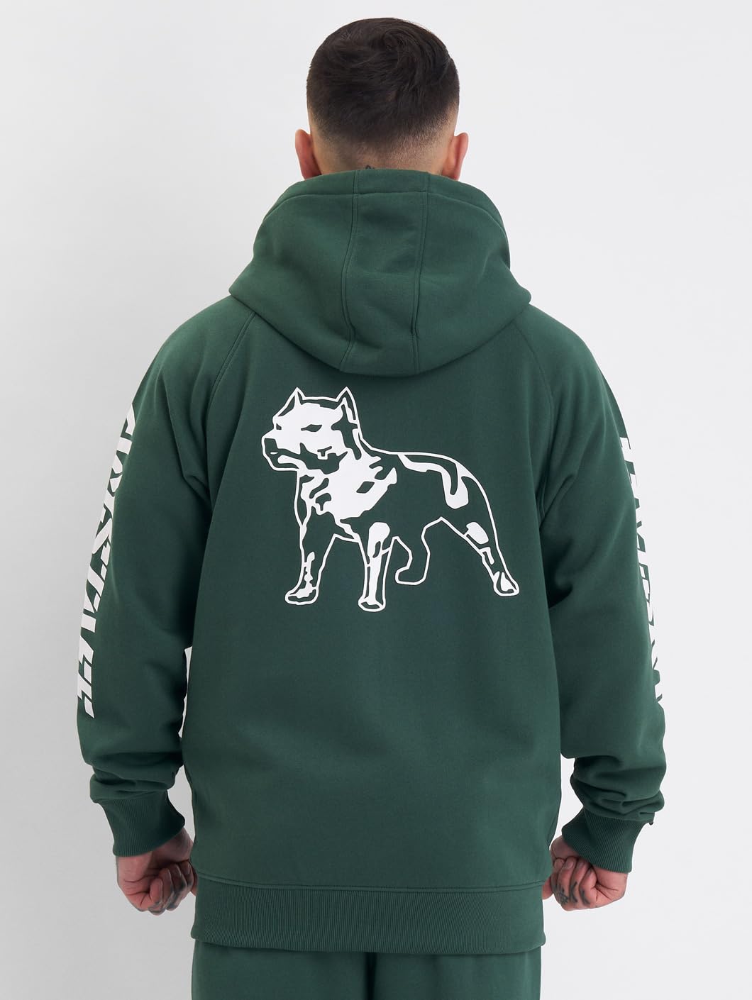 Amstaff Herren Logo 2.0 Ziphoodie Kapuzenpullover Zip Hoodie Sweatshirt Hoody Kapuzen Jacke Langarm