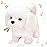Hopearl Walking Dog Bichon Interactive Electronic Pet Plush Toy Puppy Woof and Moving Animated Nodding Head Gifts for Toddlers Birthday, White, 7\'\'