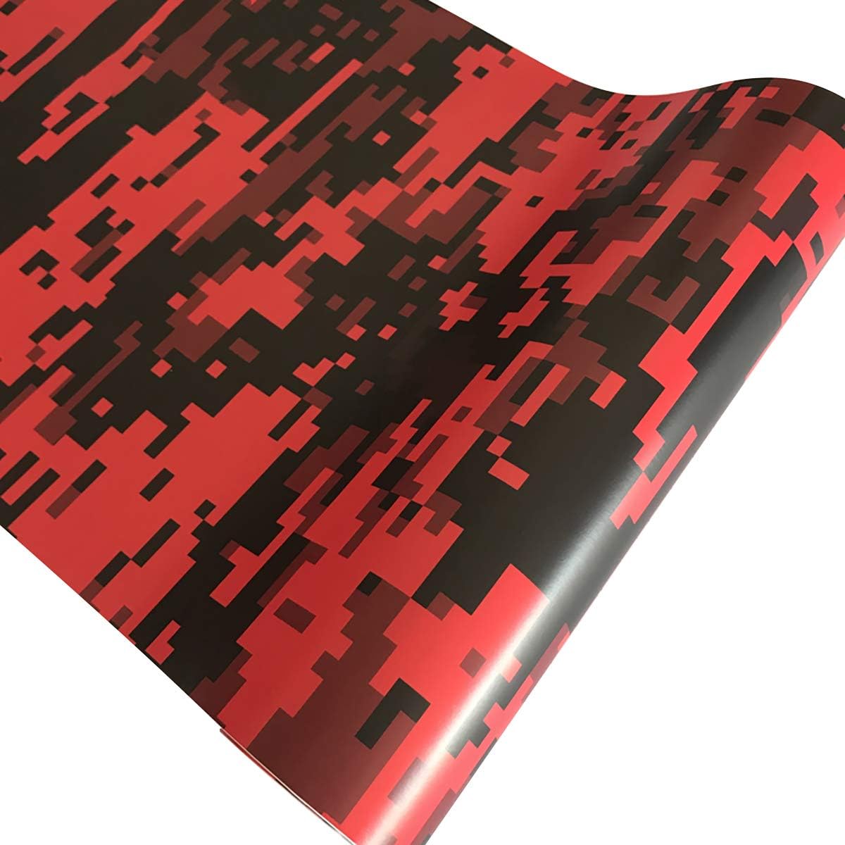 Queenbox Camouflage Car Vinyl Wrap Camo Mosaic Film Adhesive Auto Sticker Sticker 19.6" x 59.8", 09