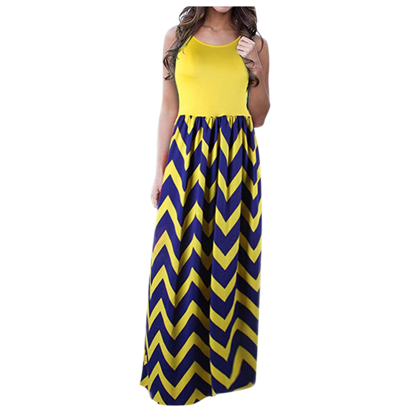 Vestido De Mujer Largo Elegante Casual Andy