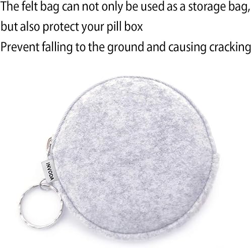 Miniatura 7 de INVODA - Organizador semanal de pastillas para 3 veces al día durante 7 días, pastilleros grandes y diarios para vitaminas, aceite de pescado y