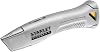 Stanley FatMax® Heavy-Duty Trade Knife – One-Handed Opening Utility Knife, Available in Black or Silver – Designed for Professional Use