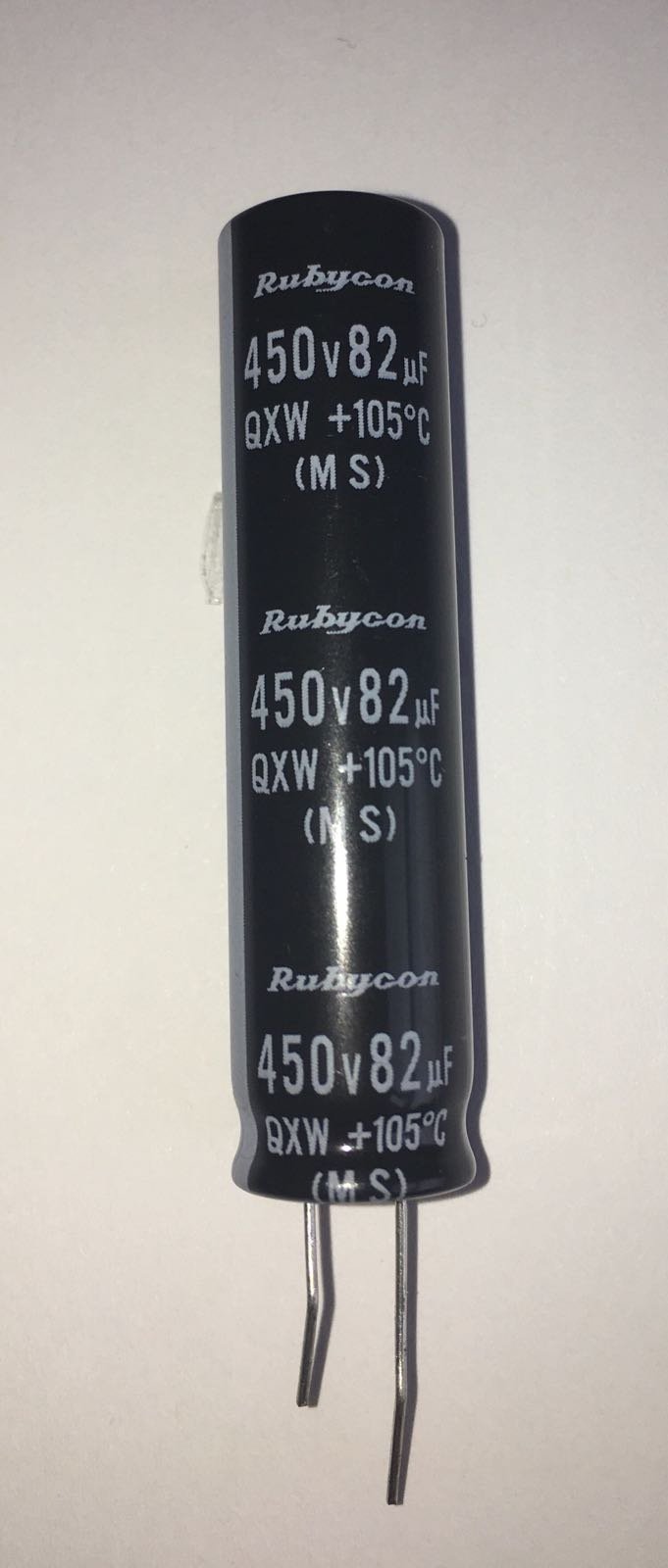 5PC) ALUMINIUM ELECTROLYTIC CAPACITOR 22uF 450V 20% AXIAL ROHS RMD22RM450V1632B