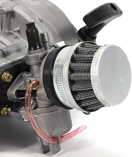Miniatura 8 de Motor de motor + arrancador de carbohidratos 47CC49CC de 2 tiempos para bicicleta de bolsillo, mini scooter, ATV Dirt Bike (49CC estilo 6)