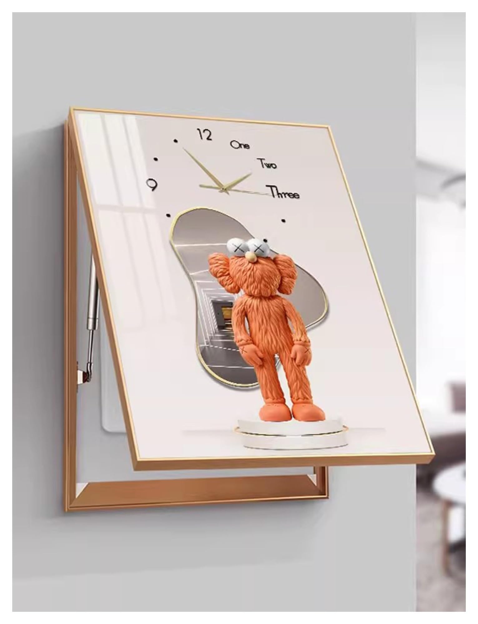 Couvercle de boîte de compteur électrique 70x90cm avec peinture décoration Style 2