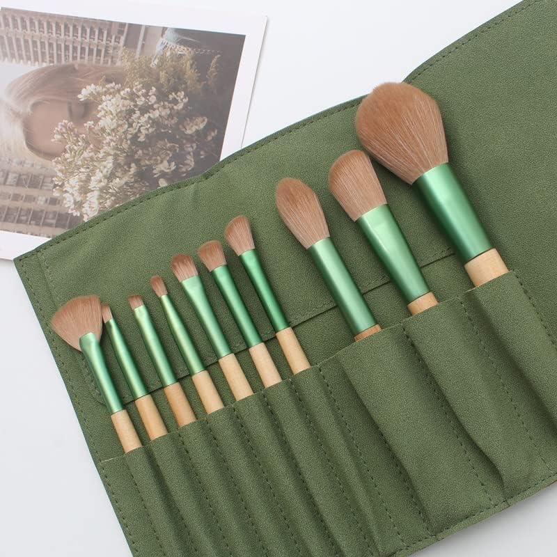 Makeup Brush 10 Sets Beauty Tools with Bag Universal Foundation image 3