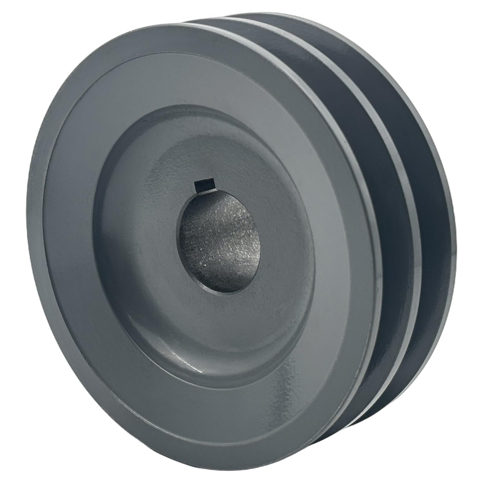 Saelno 2AK44-5/8 Double Groove Fixed Bore V Belt Pulley,4.25"OD,5/8" Bore V Belt Sheave Cast Iron For A AX 3L 4L V-Belts