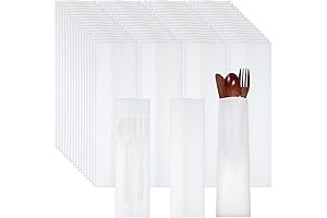 500 Pcs Kraft Paper Utensil Holders for Cutlery