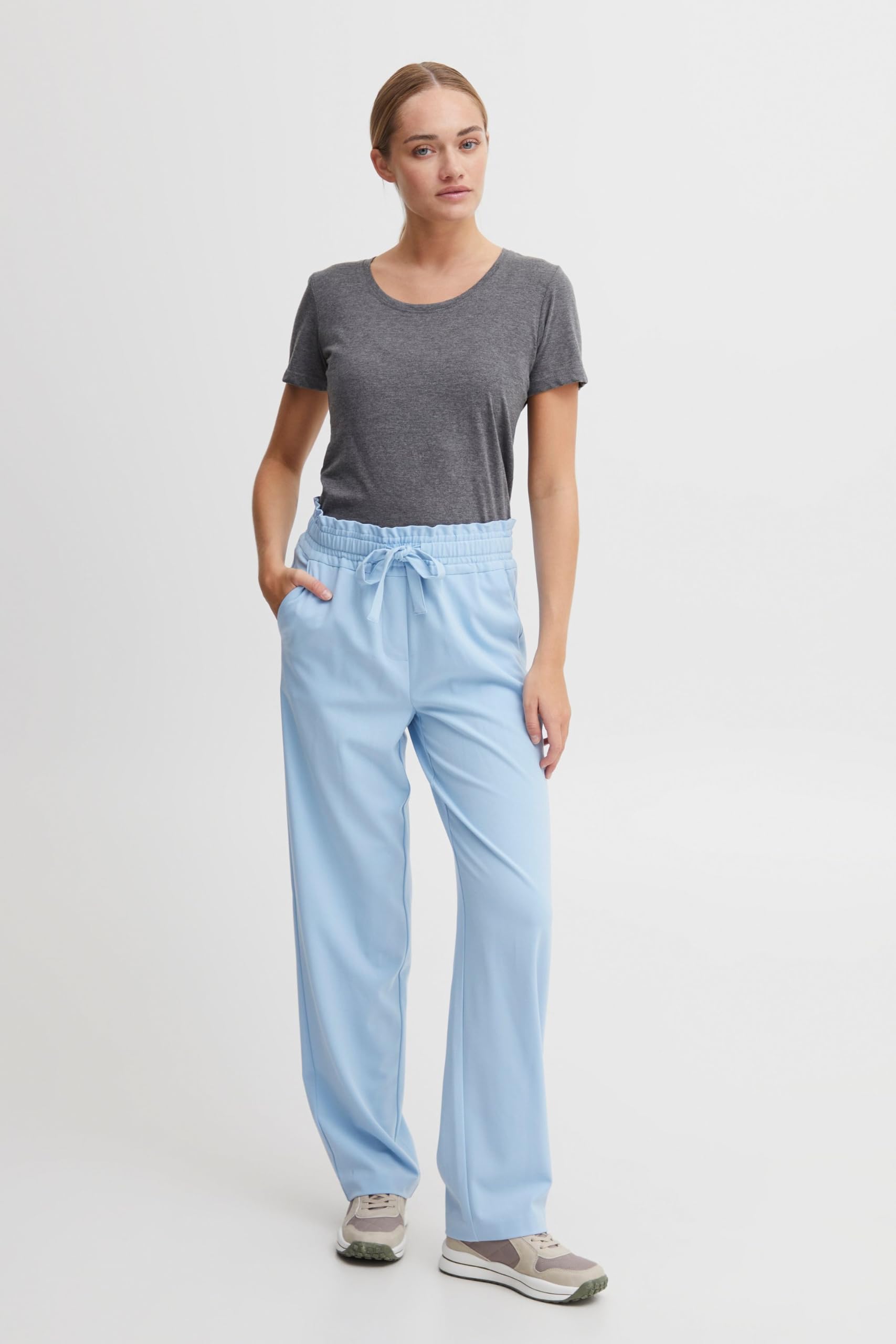 OXMO OXDania Damen Hose Freizeithose Chinohose