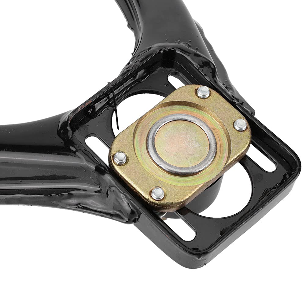Wakects Regulowany Zestaw Przedniego Górnego Wahacza T6061 Aluminium do EK 1996-2000, Trwały, łatwy w Montażu, Idealny dla Zwiększonej Wydajności (BLACK)