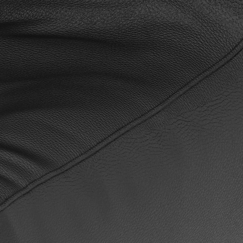 Image of Biggie Bean Bag Chair 4XL with Beans Filled-ComfortHaven-Designed for Pure Relaxation-Crafted for Comfort-Styled for Elegance with Free Cushion & Footrest (Fabric : Fur, Black)