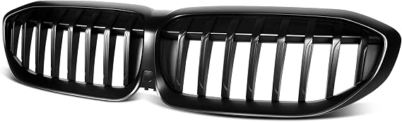 Front Grill/Grilles Kidney Grill Replacement for BMW 3 Series G20 2019-2022 (Single Slat Matte Black)