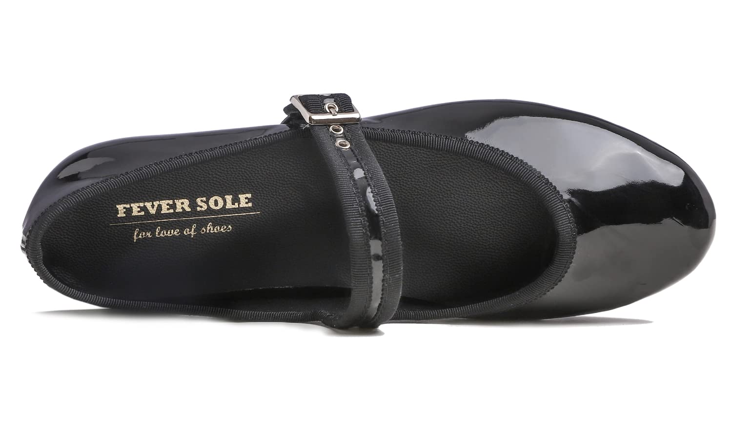 Feversole Women's Fashion Mary Jane Fashion Femmes élégantes Chaussures décontractées Ballerines Fond Mou Confortable Marche Quotidienne Mary Jane Chaussures de Mode